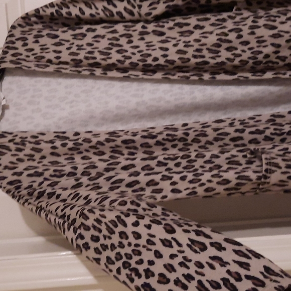 Leopard print 🐆 amaryllis 2x jacket tunic oversize Cardigan - Picture 3 of 7